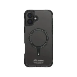 Cover Iphone 16 Pro Max Helio Magsafe Case With Grip Skin Arma - Black